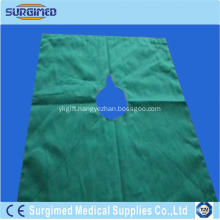 Sterilized disposable aperture Surgical drape with hole